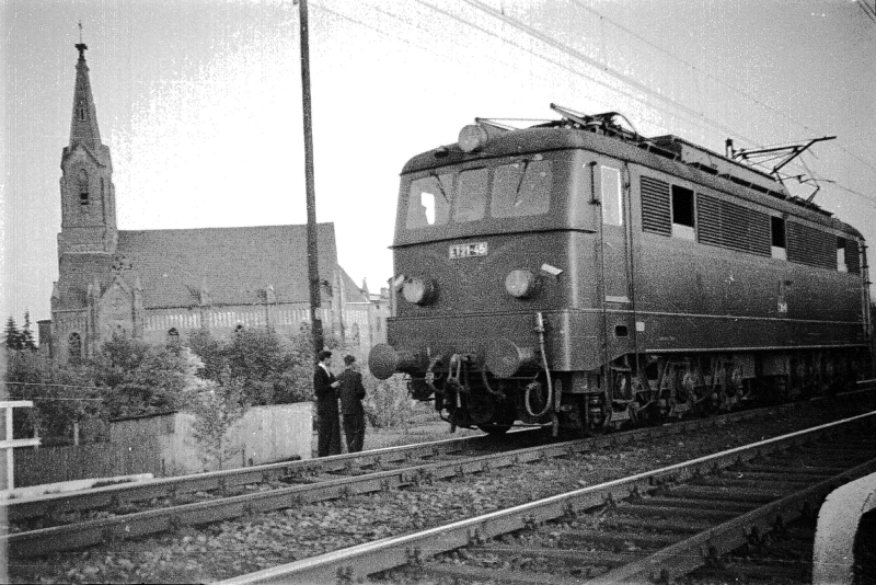 Elektryfikacja kolei w Radomsku (1957 r.)