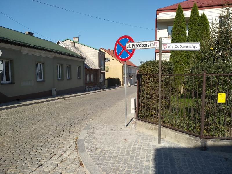 Ulica Przedborska w Chęcinach