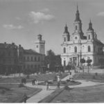 [stare zdjęcie] Rynek w Radomsku w okresie międzywojennym