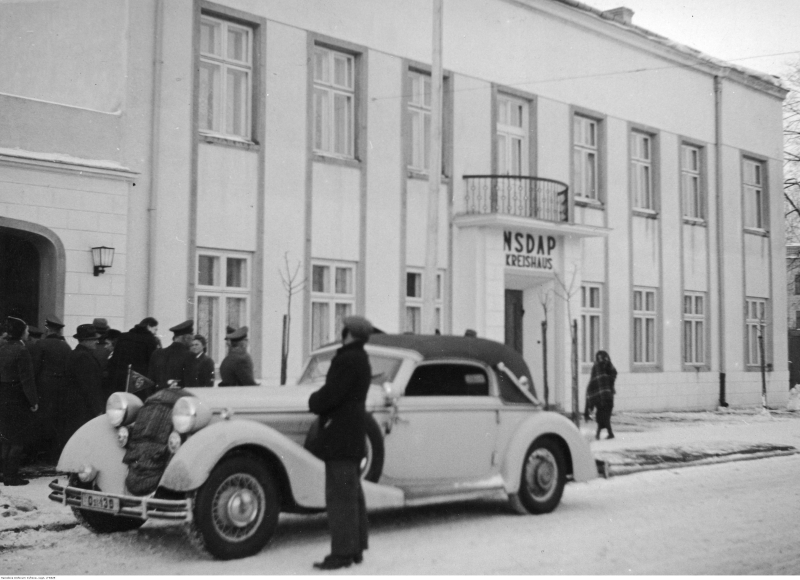 [stare zdjęcie] Gmach NSDAP w Radomsku