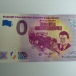Banknot 0 Euro z wizerunkiem Janusza Kamińskiego